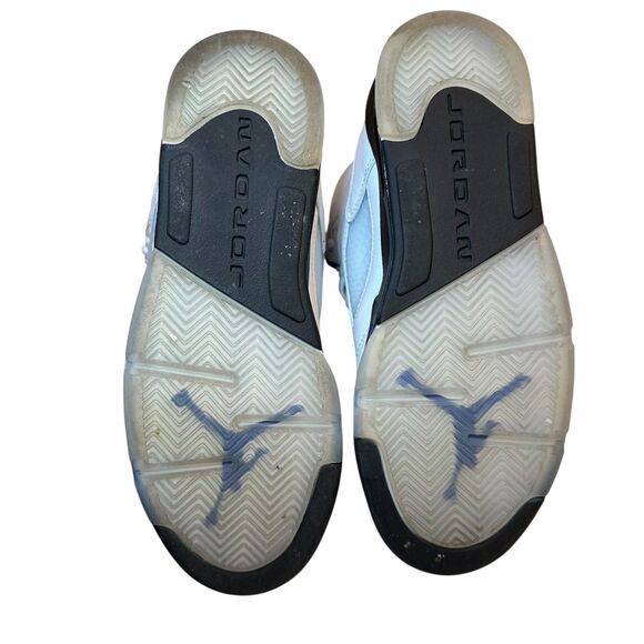 Nike Air Jordan 5 Retro GS White/Dark Concord/Black Youth 4.5 Unisex 440888-141 - Picture 4 of 12